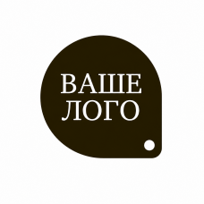 Трафарет для кофе с собственным дизайном или многоразовым логотипом из пищевого пластика 9 см.