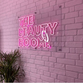 Неоновая вывеска The beauty room
