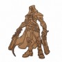 Фигурка "Жнец (Reaper) по игре Overwatch" из ДВП – заготовка для декупажа и раскраски